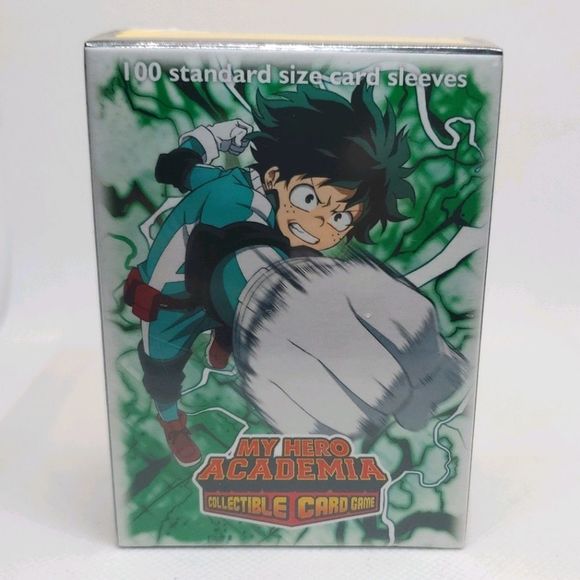 my hero academia card sleeves Amazon.com: My Hero Academia Collectible Card Game All Might Flex Card  Sleeves | 100 Dragon Shield Art Sleeves | Card Game Holder | PVC and  Acid-Free main image 1